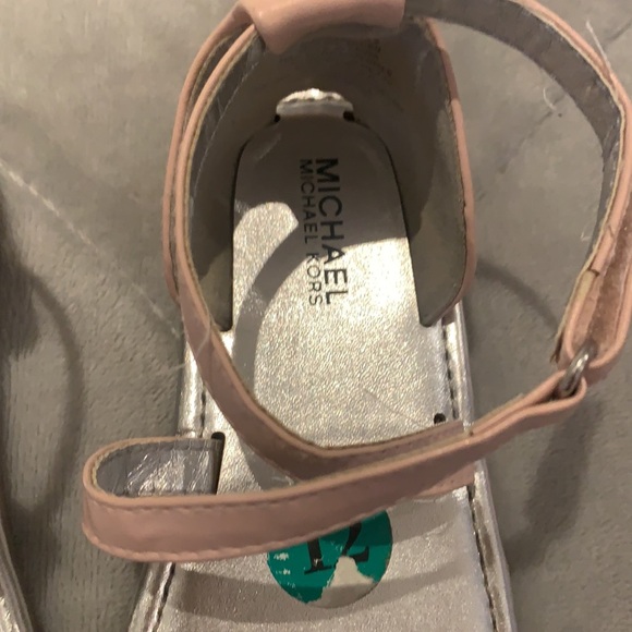 Michael kors kid girl pink sandal summer shoes - Picture 2 of 4